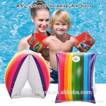 High Quality Printing Air Inflated Swimming Arm Ring For Kids